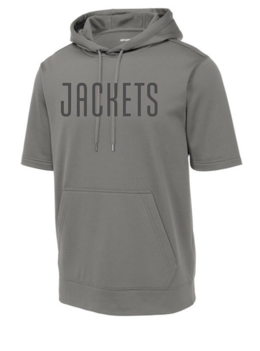 Sport-Tek Sport-Wick Fleece Short Sleeve Hooded Pullover