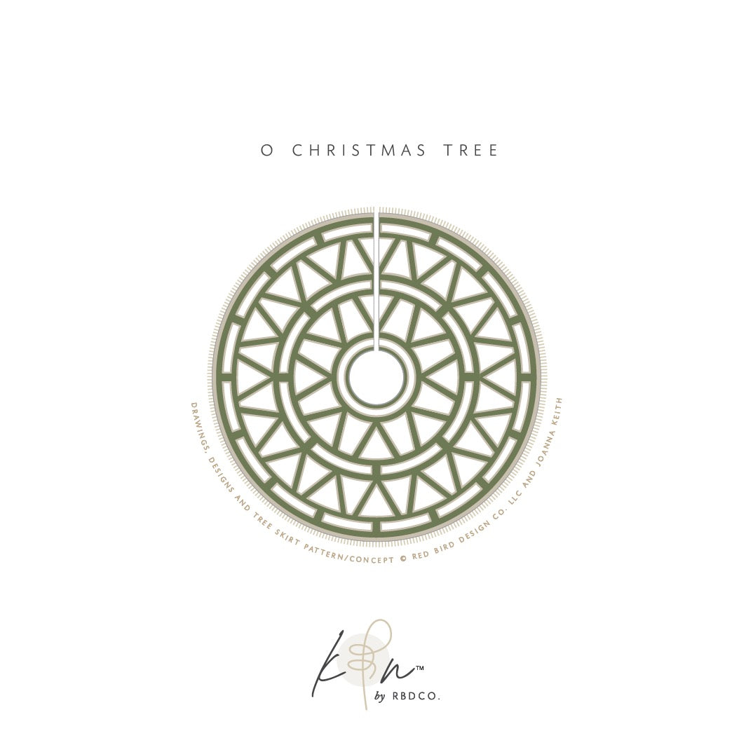 ‘O CHRISTMAS TREE’ Hand-Knotted Tree Skirt ™️  | Read Below for Payment