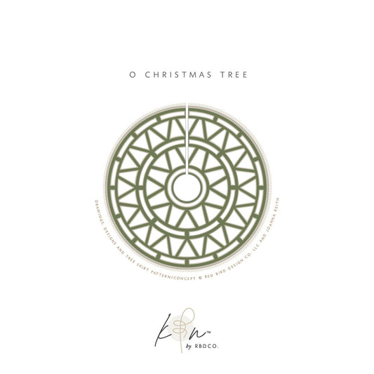 ‘O CHRISTMAS TREE’ Hand-Knotted Tree Skirt ™️  | Read Below for Payment