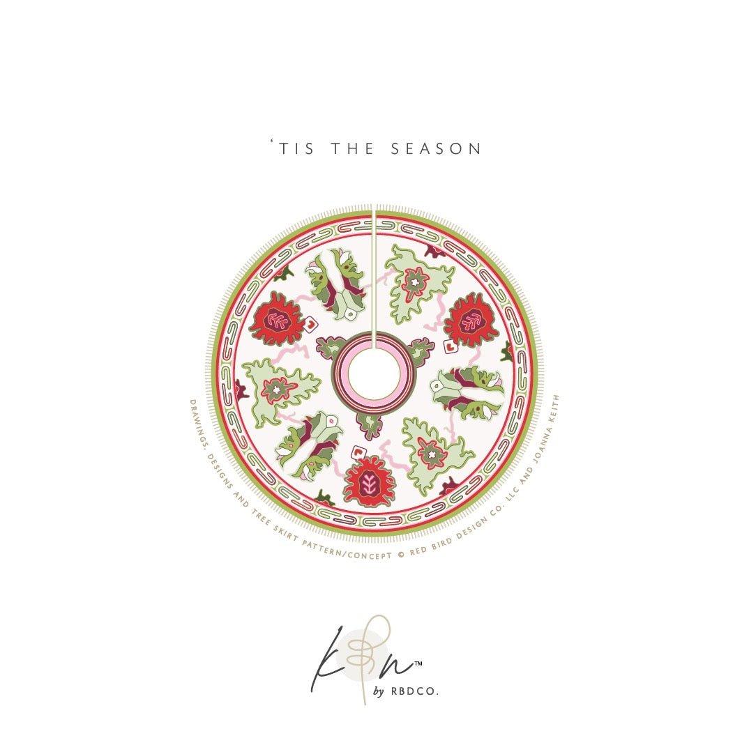 ‘TIS THE SEASON’ Hand-Knotted Tree Skirt ™️  | Read Below for Payment