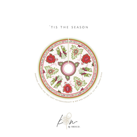 ‘TIS THE SEASON’ Hand-Knotted Tree Skirt ™️  | Read Below for Payment