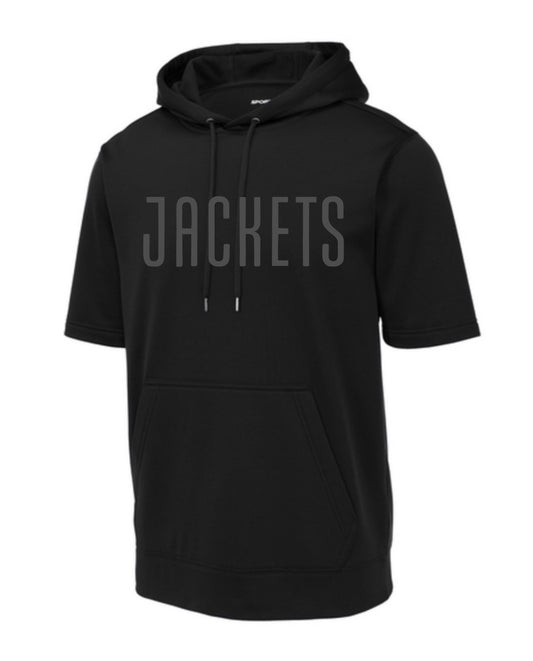 Sport-Tek Sport-Wick Fleece Short Sleeve Hooded Pullover
